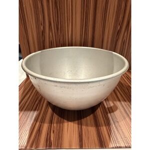 Vintage Wear-Ever No. 3376 Aluminum Mixing Bowl 11" Made in USA Farmhouse